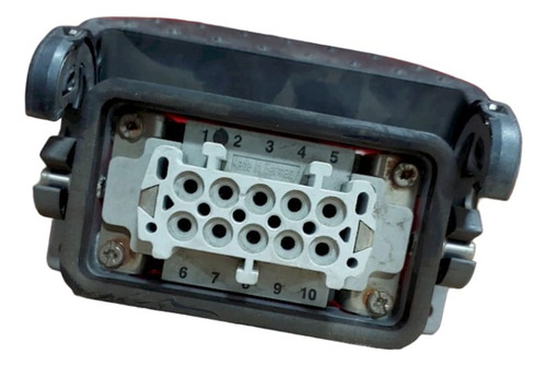 Conector Hembra De 10 Pines+carcasa Soprepuesta Phoenix