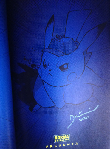 Pokémon Detective Pikachu Firmado Por Nelson Daniel