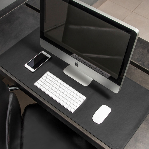 Imagem 1 de 10 de Desk Pad Bullpad 90x40cm Em Couro Sintetico
