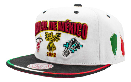 Gorra Ajustable Mitchell & Ness Nba Game Cdmx 2022 Two Tone