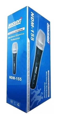 Micrófono De Mano Profesional Dinámico Lexsen Ndm-155 Con Cable Ideal Vivo Grabaciones Karaoke