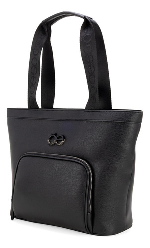 Bolsa Tote Cloe Rabriel Grande Color Negro