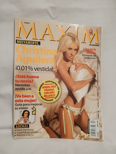 Revista Maxim Christina Aguilera