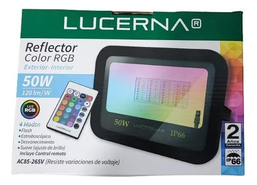 Reflector Color Rgb Interior Y Exterior // 200w Lucerna