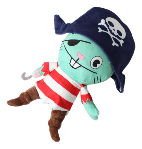 Happy Tree Friends Russell Pirate Rabbit Peluche Muñeca 25cm
