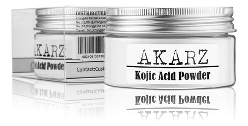 Akarz Kojic Acid Powder 60g Suero Puro Y Natural Diy Cuidad.