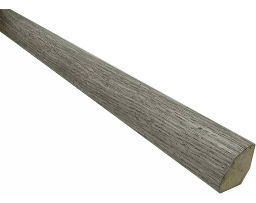 Burlete Zocalo Piso Madera Pvc 1/4 Cuarta Caña 18mm 1.20m X2 Pvc 60877