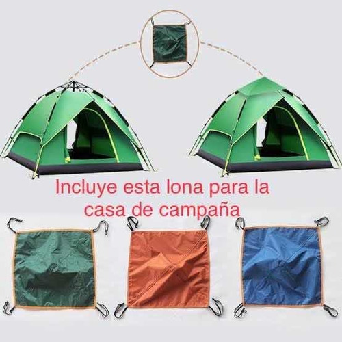 Casa De Camping 4 Personas Automática 2 Entradas | Envío gratis