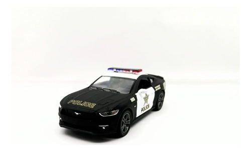 Ford Mustang Gt Carro Policía De Colección A Escala 1 /36 