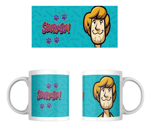 Taza Ceramica Scooby-doo! Azul Scooby Doo!