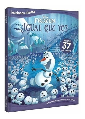 Libro Frozen Igual Que Yo Lecciones Diarias Frozen (+37 Stic