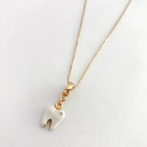 Imagem 1 de 1 de Colar Dente - Cv_048