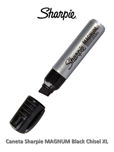 Bolígrafo Sharpie Magnum Xl, cincel, negro