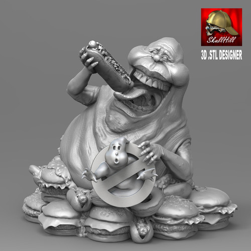 Imagen 3 de 4 de Slimer Ghostbuster- Arte Plastico