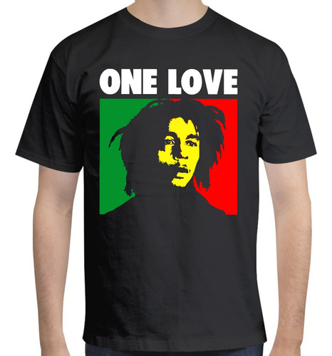 Playera Bob Marley - One Love - Reggae 