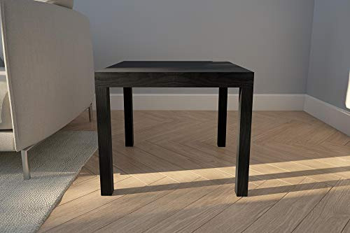 Dhp Parsons Modern End Table Black Wood Grain