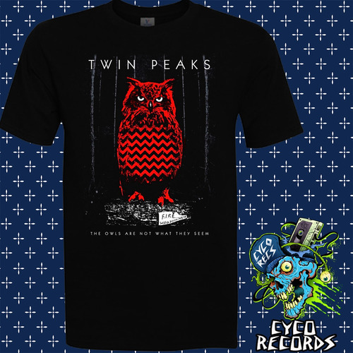 Twin Peaks - Red Owl - Peliculas De Culto - Polera- Cyco Rec