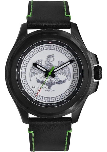 Reloj De Pulsera Nivada Swiss Np21002eagb, Digital, Para Hombre, Con Correa De Silicona Color Negro