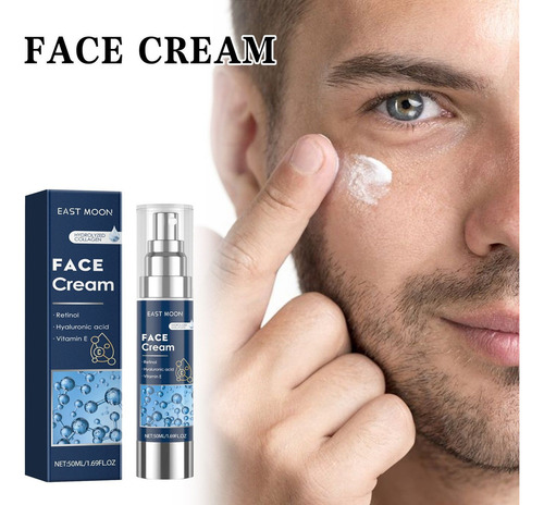 Crema Facial East Moon Para Hombre: Crema Hidratante Facial