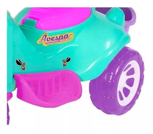 Triciclo Infantil Motoca Andador Empurrador Criança Maral