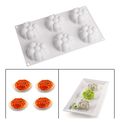 Molde De Silicona De Burbuja 3d Diy Pastel Postre