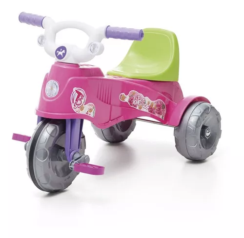 Triciclo infantil com empurrador E protetor 1-3 anos velocita calesita em  Promoção na Americanas