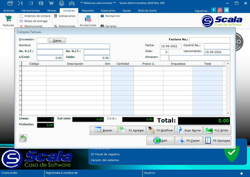 Imagen 4 de 9 de Sistema Administrativo Scala Soft Licencia Perpetua