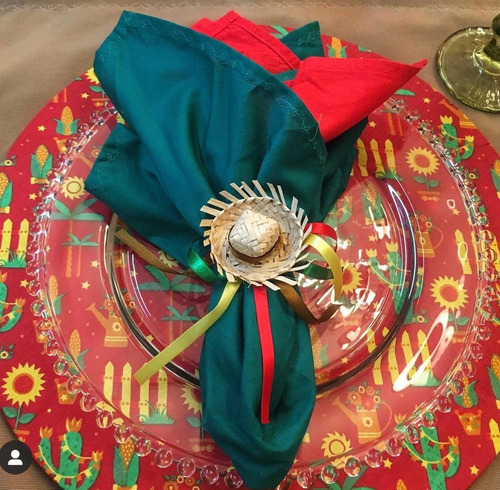 50 minisombreros de fiesta de paja decorarán Junina Arraial