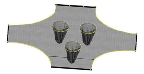 Red De Práctica De Fútbol Con Alto 1,8 M Largo  2,95 M