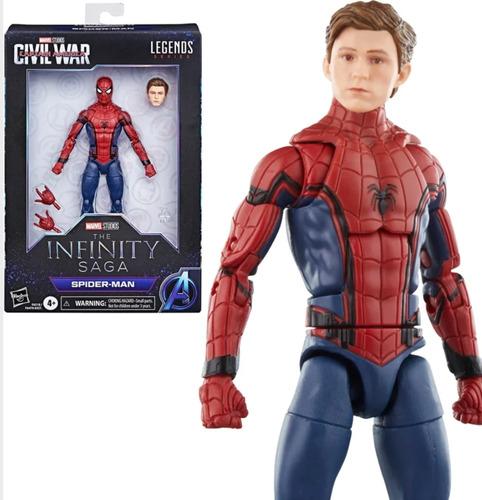 Spider Man (tom Holland) Marvel Legends Infinity Saga 