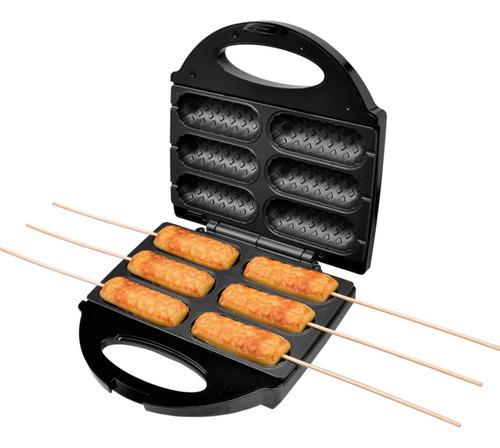 Crepeira Six 640w Preta Britânia 220v