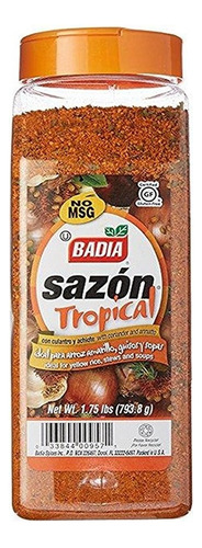Condimento Badia Sazonador Tropical Amarillo 794 Grs