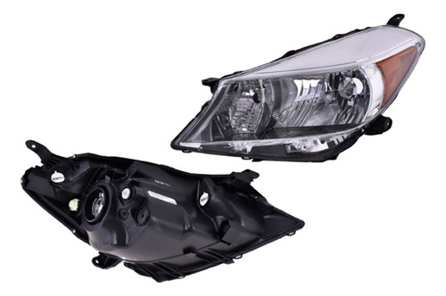 Faro C/garantía Izq O Der Depo Toyota Yaris 2012 - 2014