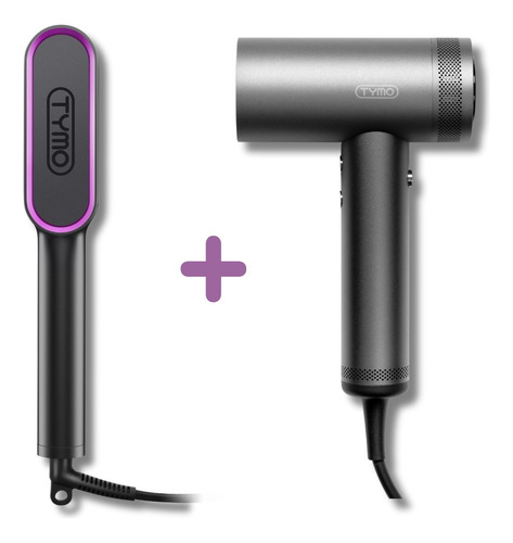 Kit Cepillo Peine Tymo Ring Y Secadora Para Cabello Airhype