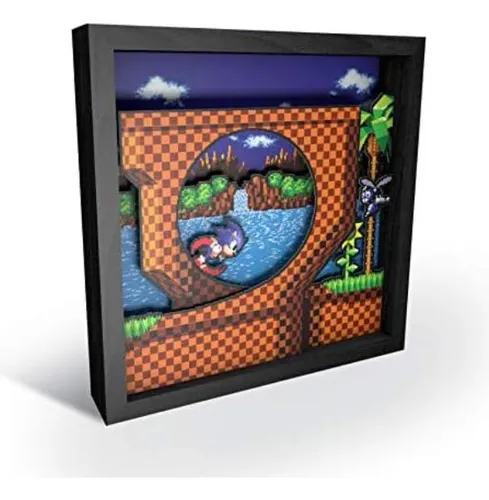 Level Up Labs Pixel Frames: Sonic The Hedgehog Loop Scene -