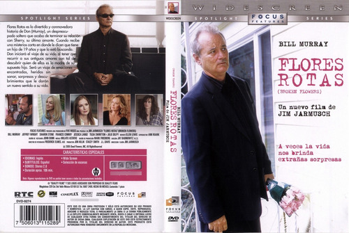 Flores Rotas - Sharon Stone - Bill Murray - Dvd