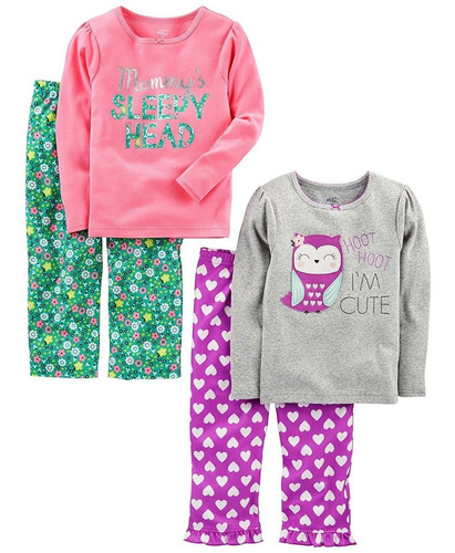Pijamas Carters Para Niñas Varias Tallas Y Modelos De 2pzs