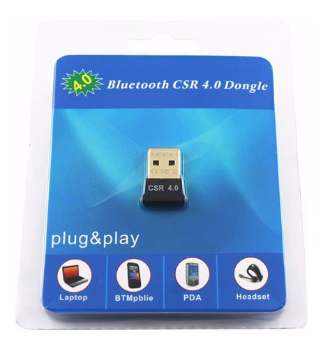 Adaptador Bluetooth Mini Usb 4.0 Plug And Play