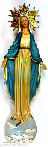 Virgen Milagrosa 44x19 Cm Virgen Vírgenes Figart