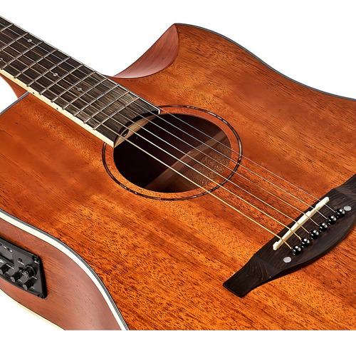 Violão Malibu Folk Venice Halfcutway Mogno Vfvc Orientação da mão Destro