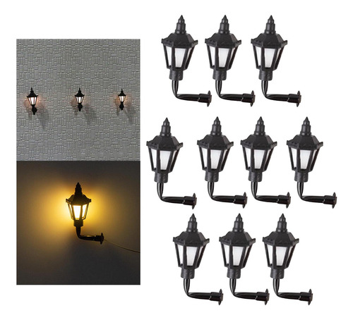 4 X 10 Piezas De Candelabros De Pared Led Compatible Con