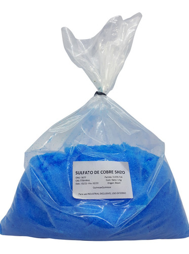 Sulfato Cobre 25 Kg Quimicaxquimicos