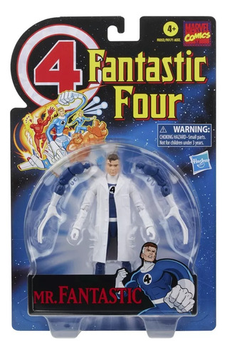 Figura De Accion Mr. Fantastic 4 Fantastic Four Hasbro