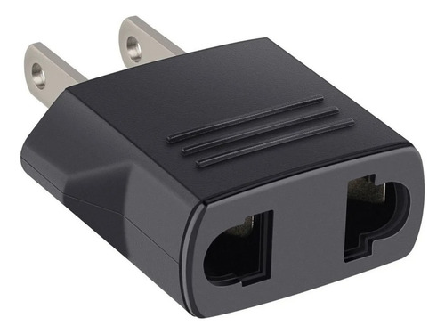 2 Clavija Convertidor Europeo A Americano Adaptador