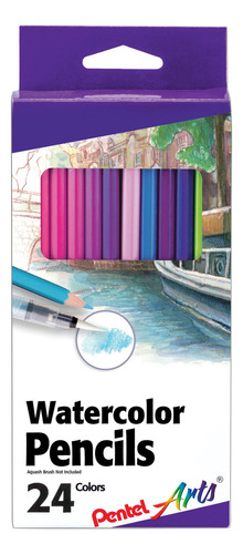 Set De 8 Lápices De Colores Surtidos Pentel Arts 24 Unidad