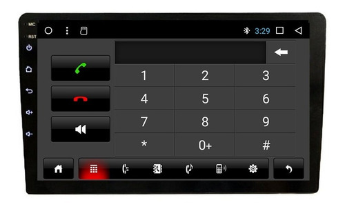 Autoradio Android 9 Pulgadas 1 Din Wifi Gps Borde Semi Curvo