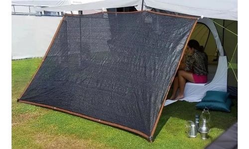 . Toldo Portátil Impermeable Con Pantallas De Sombra De 4x5.