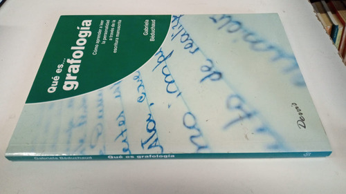 Que Es Grafologia - Gabriela Beduchaud - Deva's (Usado)