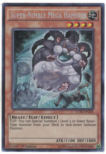 Yugioh Super-nimble Mega Hamster - Lc5d-en226 Secret