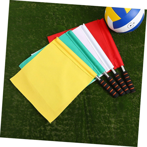 Juego Banderas Árbitro Para Competición Con Asa Bandera De